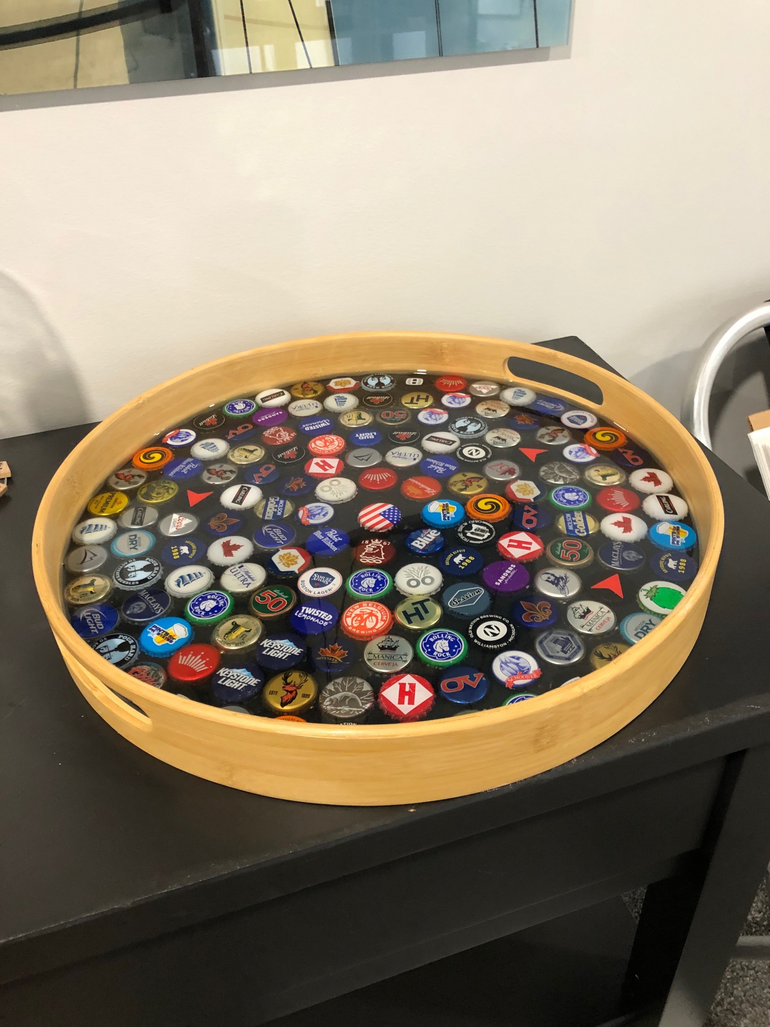 Click here to view Beer Cap Tray by Jean Macaluso